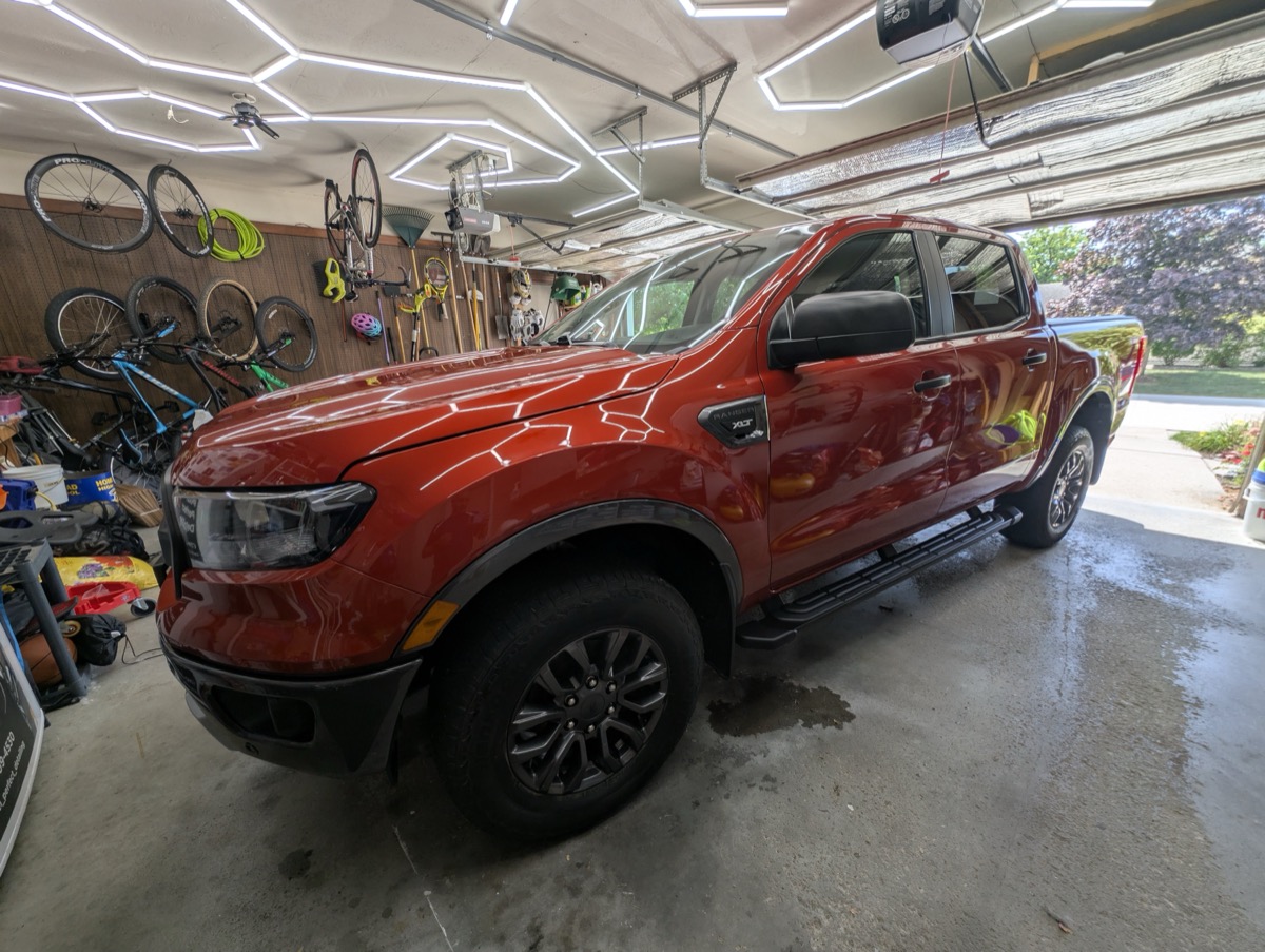 Ford Ranger after detailing