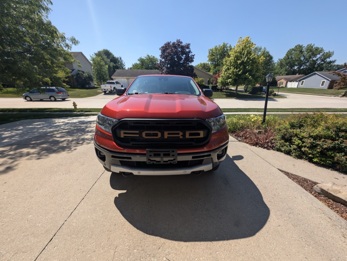 Ford Ranger before detailing