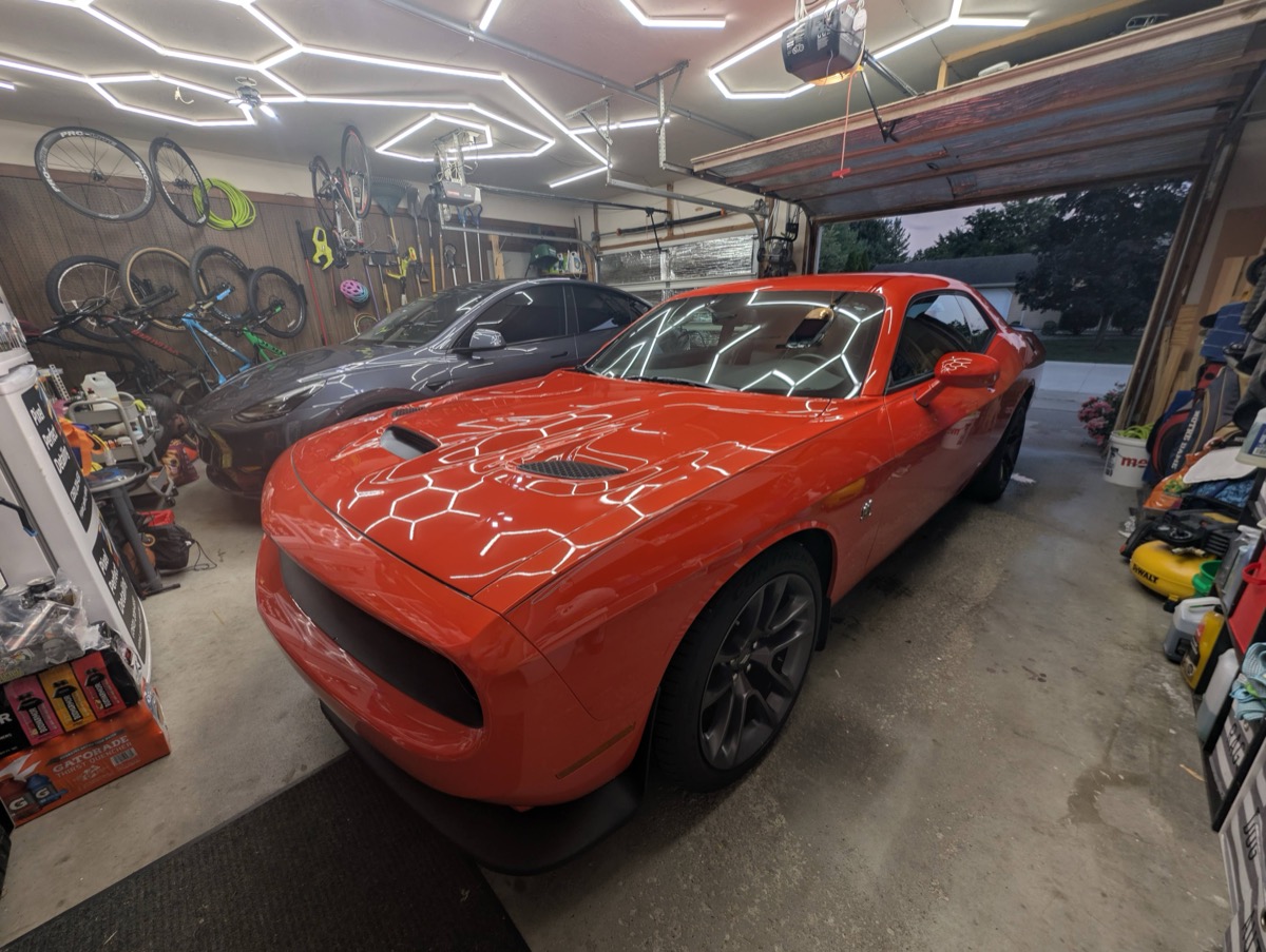 Dodge Challenger after detailing