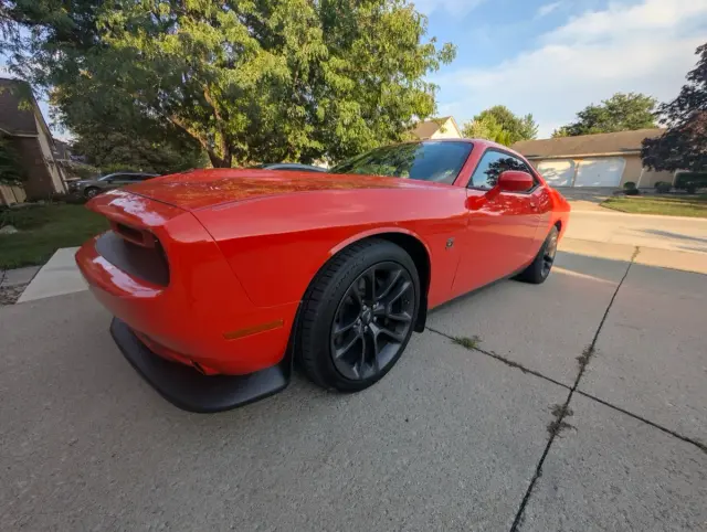 Dodge Challenger before detailing
