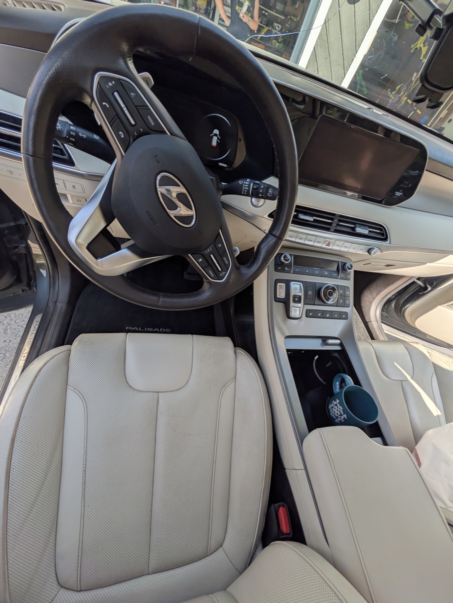 Hyundai Palisade after detailing