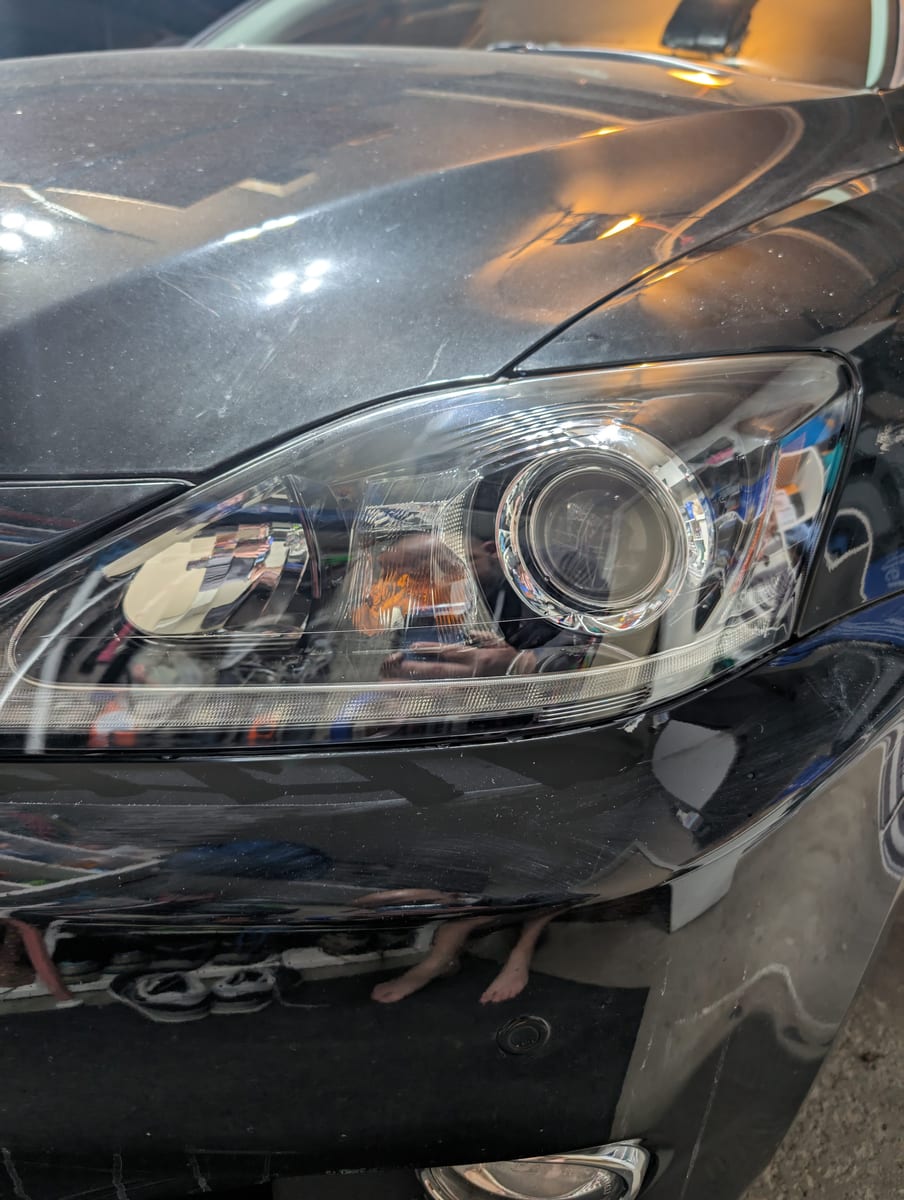 After — Headlight restoration pair 1