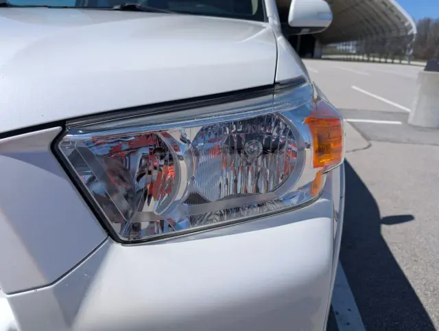 After headlight restoration — crystal clear restored lens