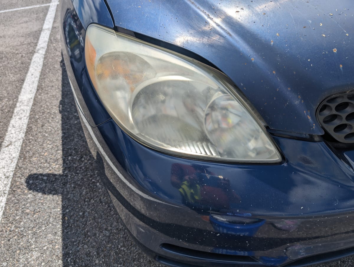 Before — Headlight restoration pair 4
